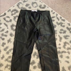 Faux leather leggings...on trend!